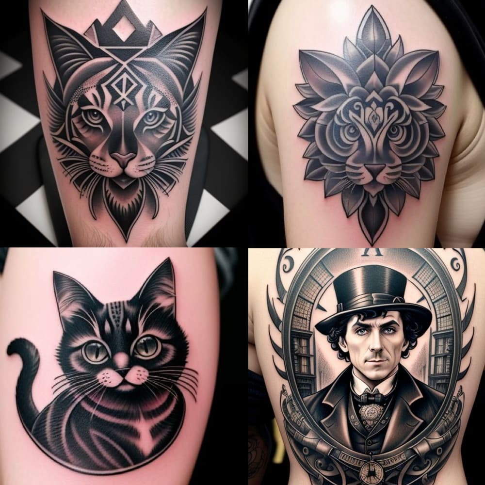 AI Tattoo Examples